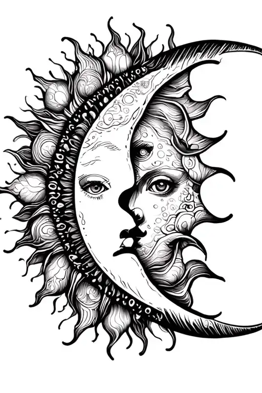 Moon Sun Design Fine Line