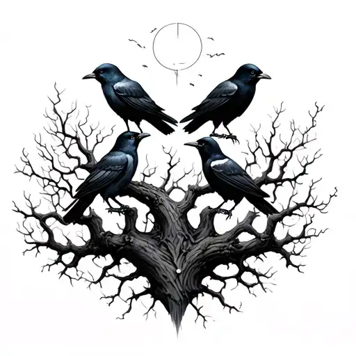 Poison Tree For Me With Crows
