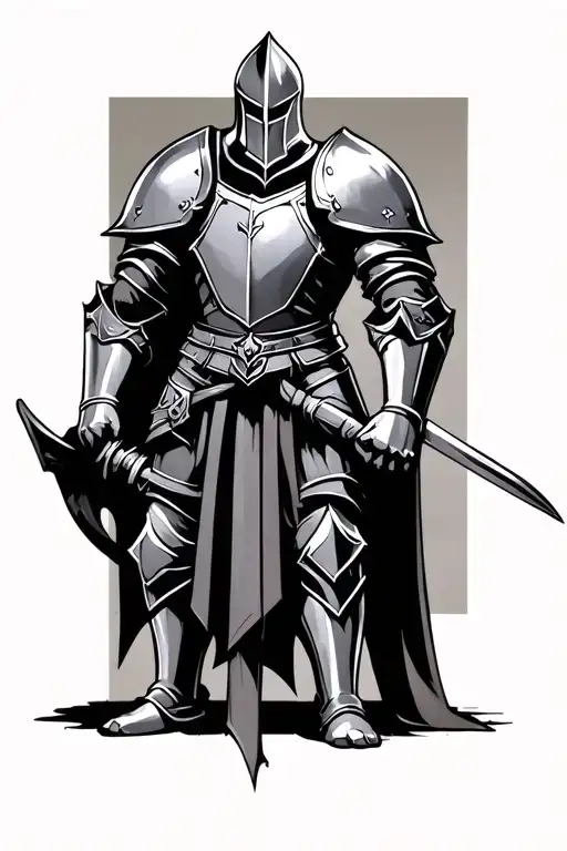 Knight Standing Strong