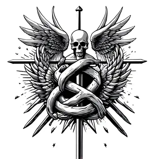 Prison Intertwined Representing Strength Courage Bravery Honor