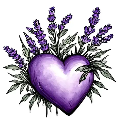 Lavender Heart