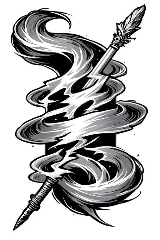 Thunder Lightning And Magic Wand