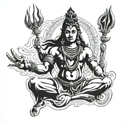 Lord Shiva Angry