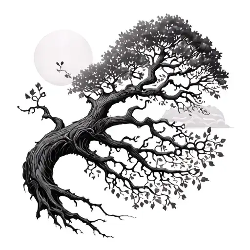 Tree Of Life With Life And Death