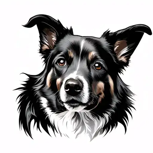 Minimalist Tattoo For A Man Honoring His Dog