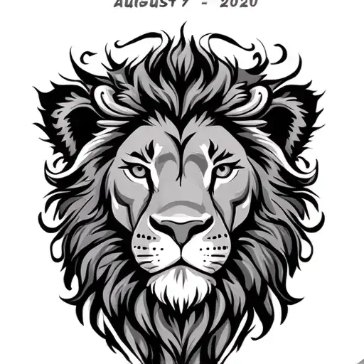 Lion Head And August Birthday O8 17 2020