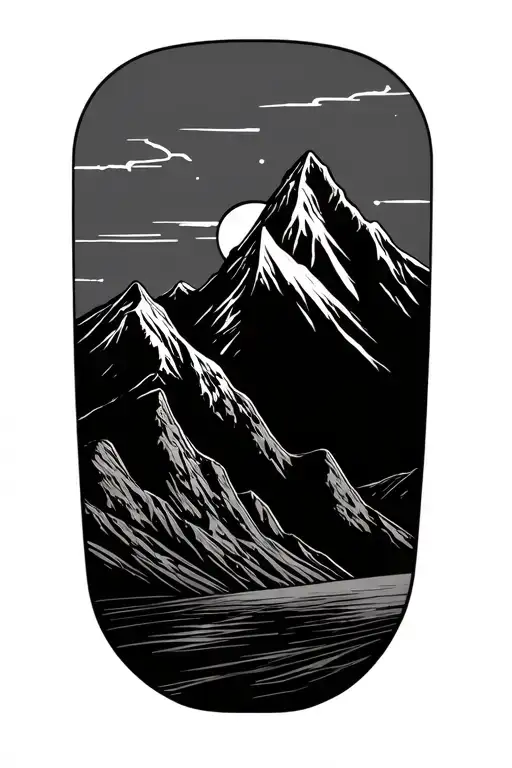 Mountains And A Guitar Pick