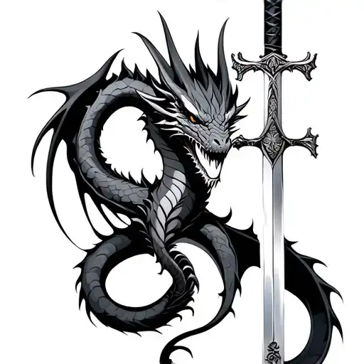 Dragon And Sword
