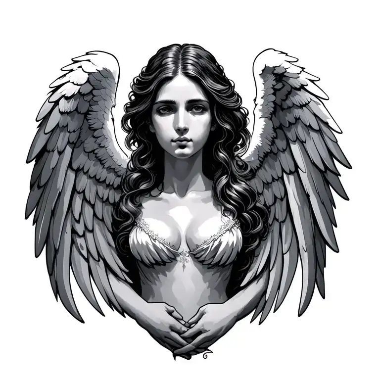 Graudian Angel Wings Spread