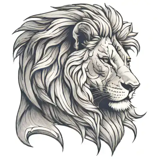 Lion Wearing