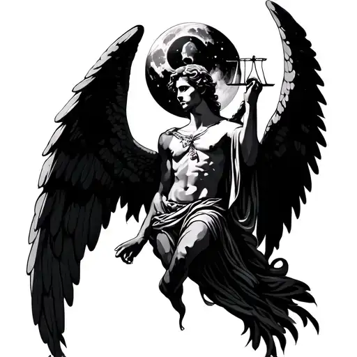 Moon Libra Male Forest Angel