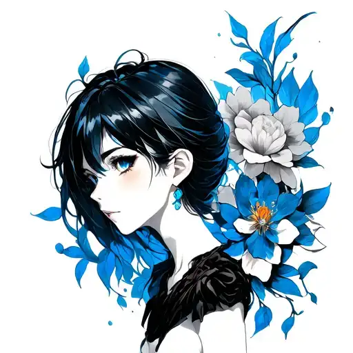 Anime Shoulder Blue Exrsist