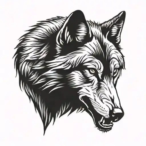 A Original Wolf Head