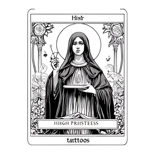 High Priestess Tarot Card