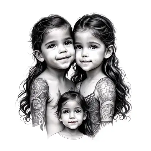Tatoo Identical With My Son And My 2 Daughters