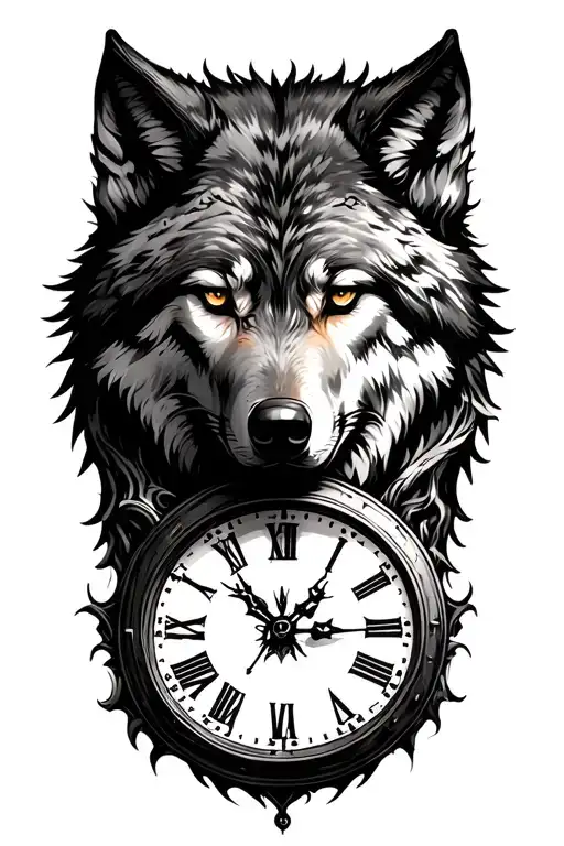 Wolf Clock