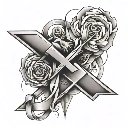 Minimalist Tattoo 20Th Anniversary Showing The X