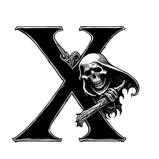 The Great Reaper And Letter X