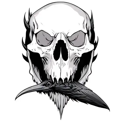Raven Skull
