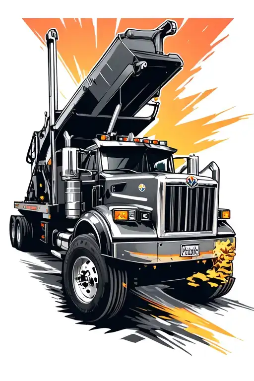 Towing Wrecker Truck And Steelers Color Scheme Includes Pastel Shades