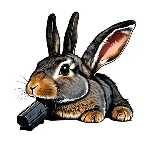 Rabbit With A Glock 21 Gen 3