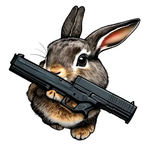 Rabbit With A Glock 21 Gen 3