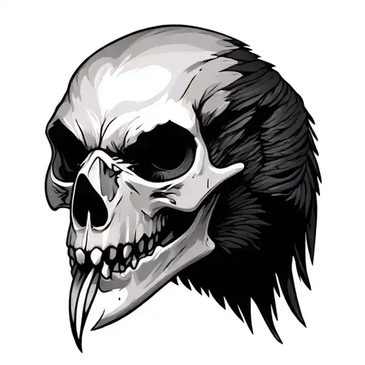 Raven Skull