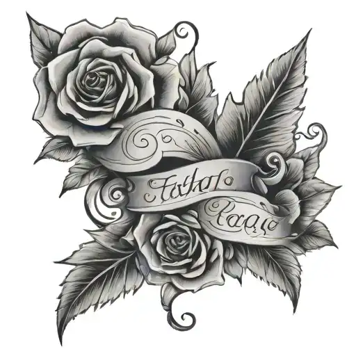 Written Tattoo Above Knew For Girls