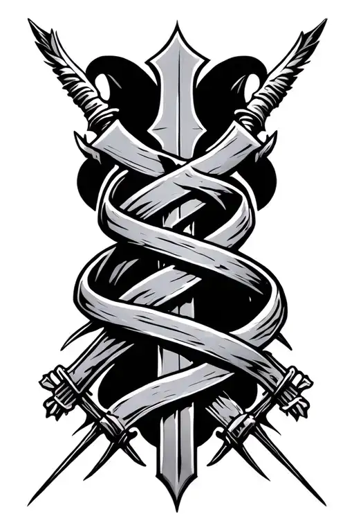 Soilders Cross Wrapped