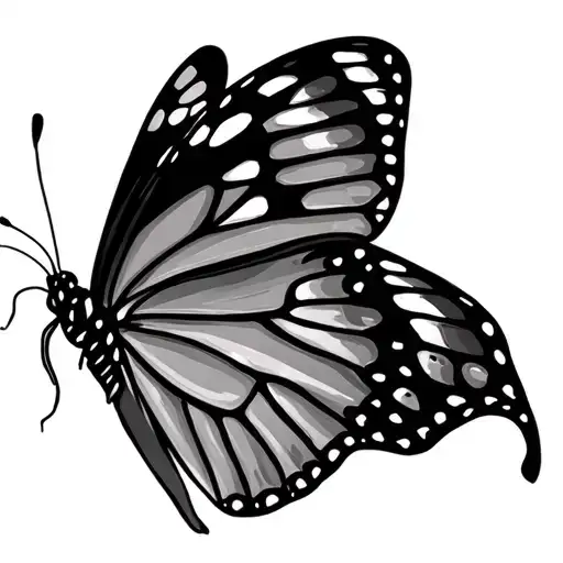 Butterfly With Name Courtney