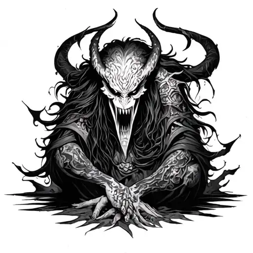 Shinigami Demon In The Pits Of Hell