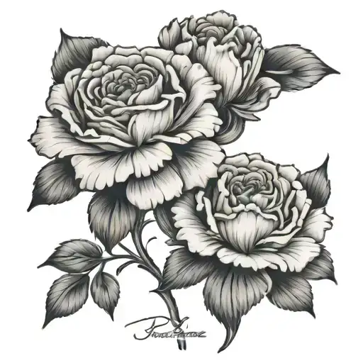 Father Daughter Carnation Flowers