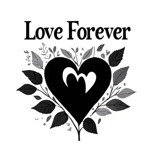 Small Dainty Matching Love Forever