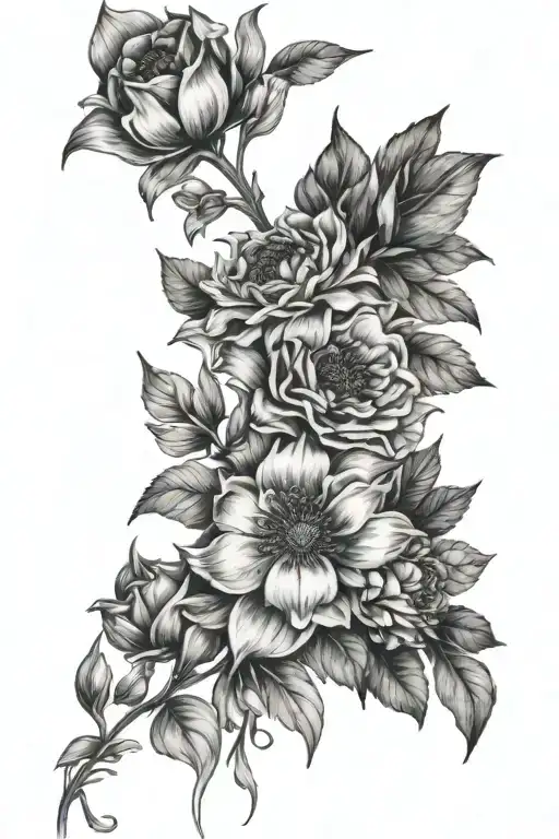 Birth Flower Bouquet