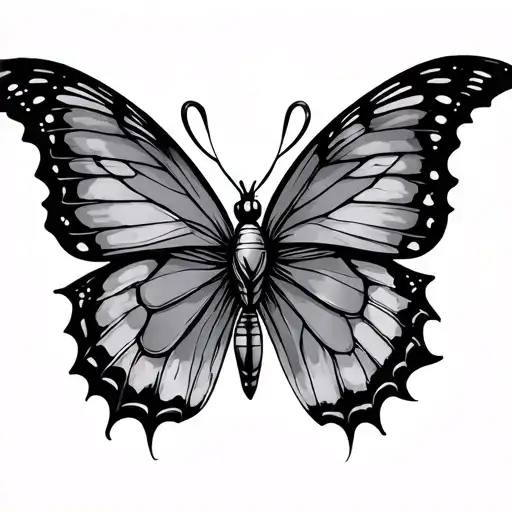 Letter K And Butterfly Bell