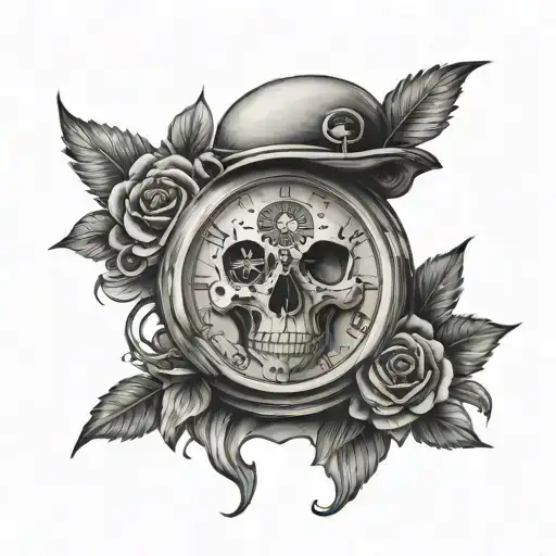 Skull Sand Clock