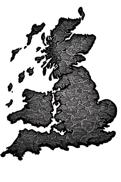 England Map Historic