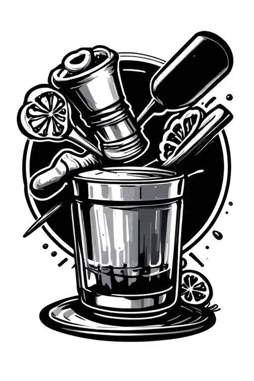 Bartending Two Piece Shaker