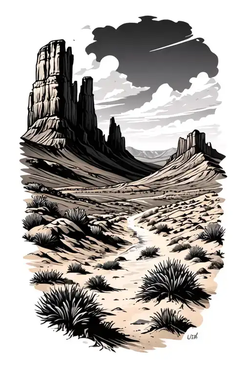 Utah Desert Landscape