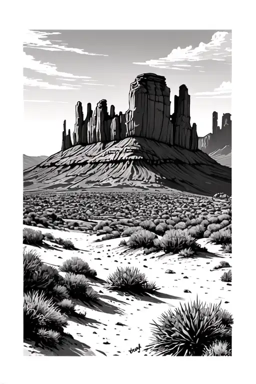 Utah Desert Landscape Inside