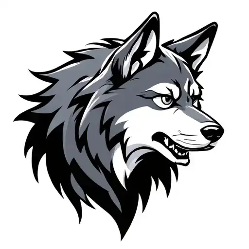 Cartoon Wolf Style