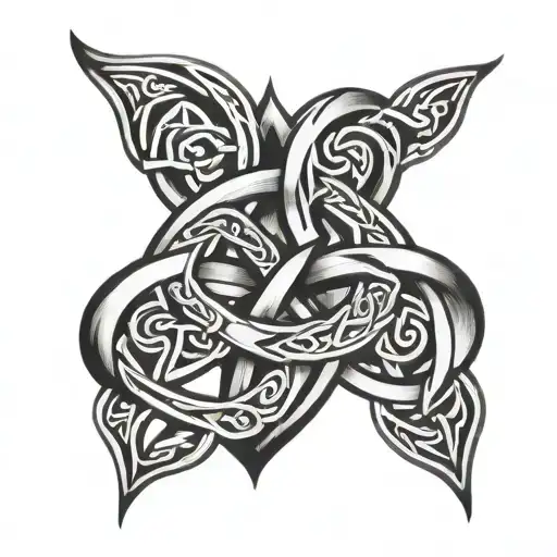 Father Daughter Celtic Knot