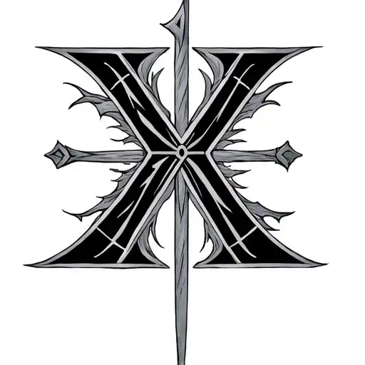 Vertical Roman Numeral