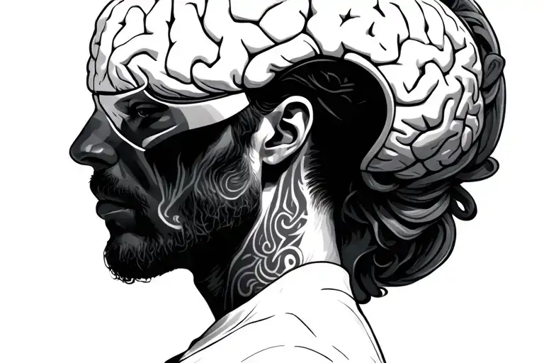 Man With Split Brain