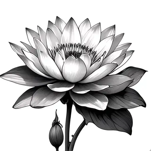 Water Lily And Poppy