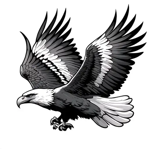 Heavenly Eagle Soaring
