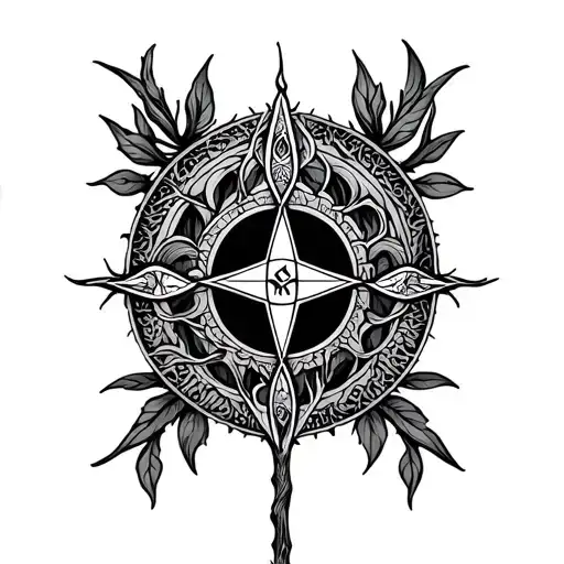 Tree Of Life With Medicine Wheel Ring