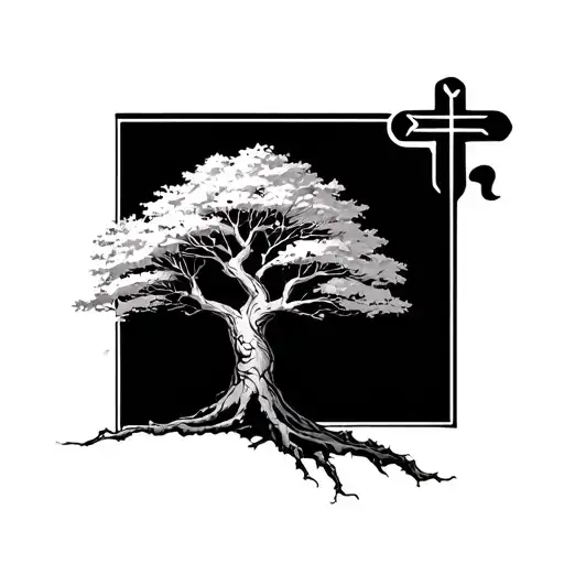 Poisoj Tree With Cross