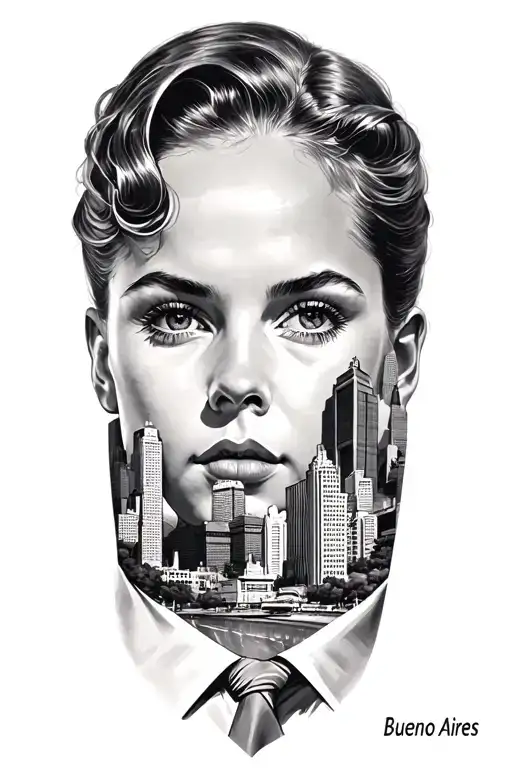 A Realistic Portrait Of 1960S Buenos Aires Cityscape