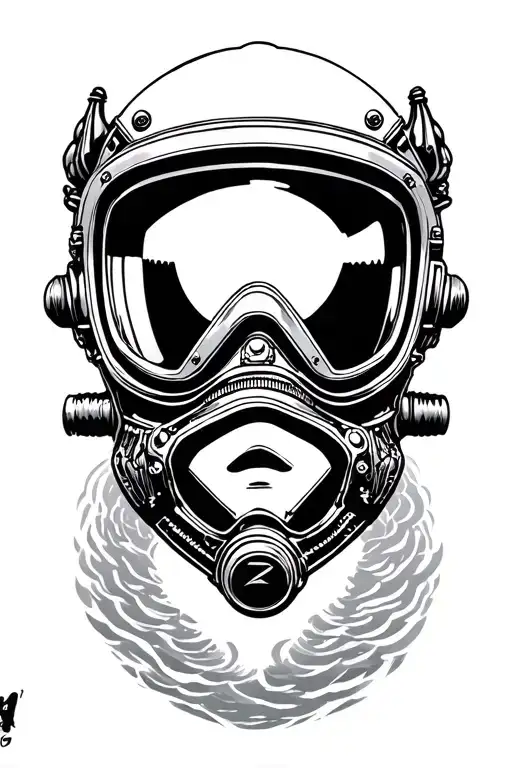 Siren And Diver Helmet